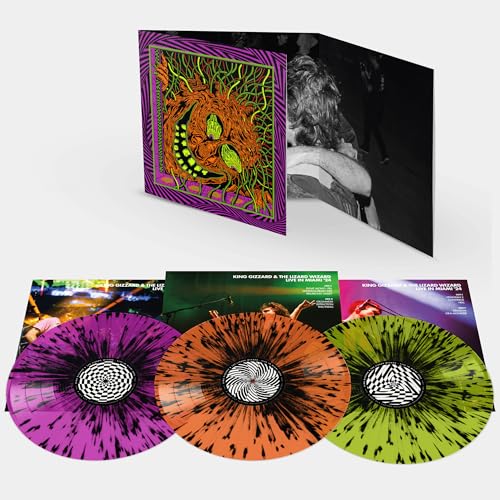 King Gizzard & The Lizard Wizard - King Gizzard - Live In Miami '24 (Triple Gatefold - Splatter Vinyl) (3 LP)