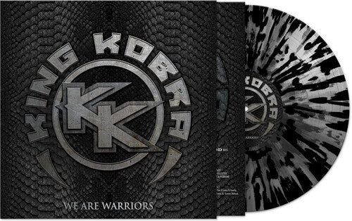 King Kobra - We Are Warriors - SILVER/ BLACK SPLATTER