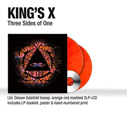 King's X - Three Sides Of One (With CD, Deluxe Edition, Gatefold LP Jacket, Limited Edition, Color Vinyl) (2 LP) - Joco Records