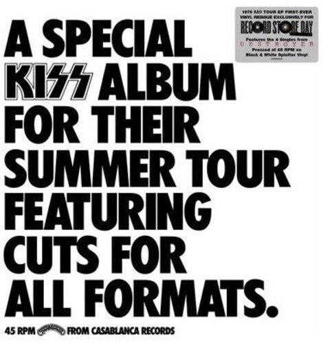 Kiss - A Special KISS Tour Album (RSD Exclusive, 45 RPM, Black & White Splatter Vinyl) (12 - Inch EP) - Joco Records