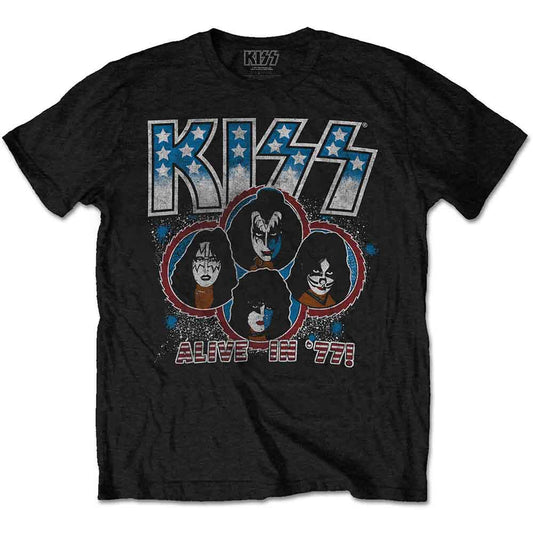 Kiss - Alive In '77 (T-Shirt)