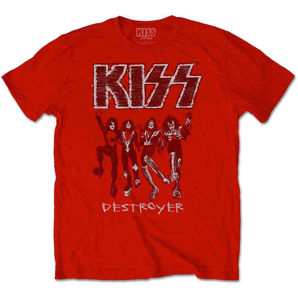Kiss - Destroyer Sketch (T-Shirt) - Joco Records