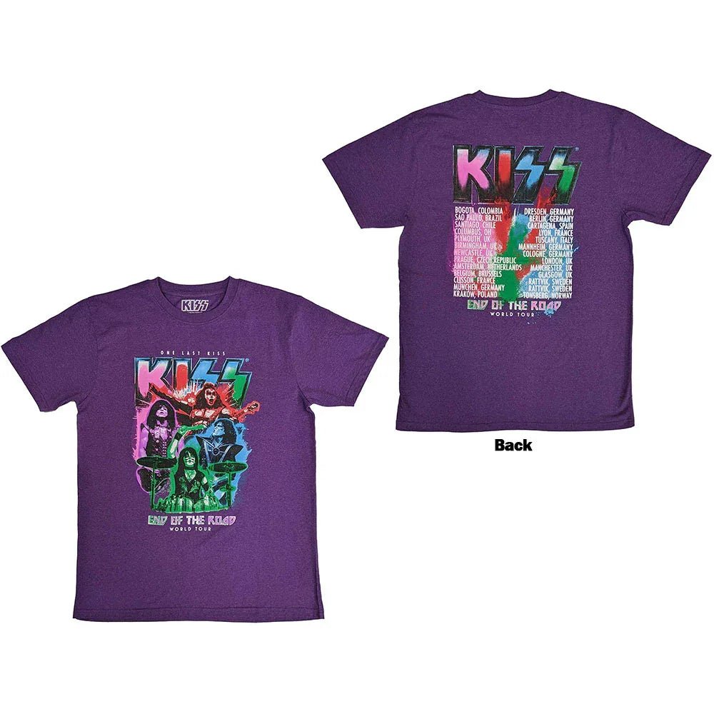 Kiss - End Of The Road Colour Pop (T-Shirt) - Joco Records