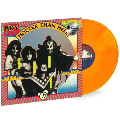 KISS - Hotter Than Hell (45th Anniversary Edition, Limited Edition, Orange Vinyl) (LP) - Joco Records