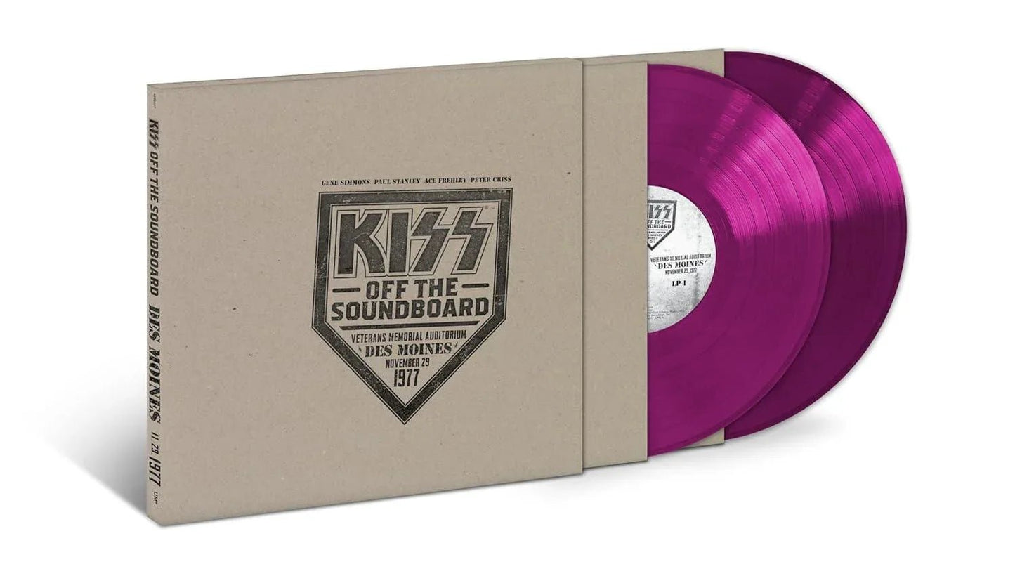 Kiss - Kiss Off The Soundboard: Live In Des Moines (Limited Edition, Violet Vinyl) (2 LP) - Joco Records