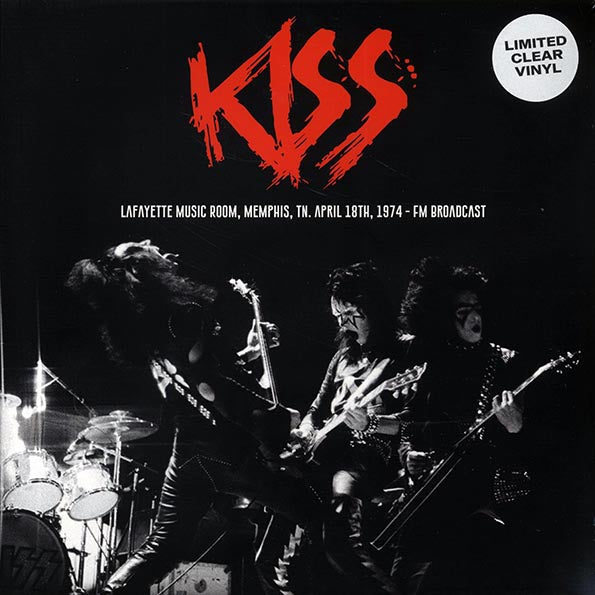 KISS - Lafayette Music Room, Memphis, TN, April 18th 1974 (Limited Edition, Clear Vinyl) (Import) - Joco Records