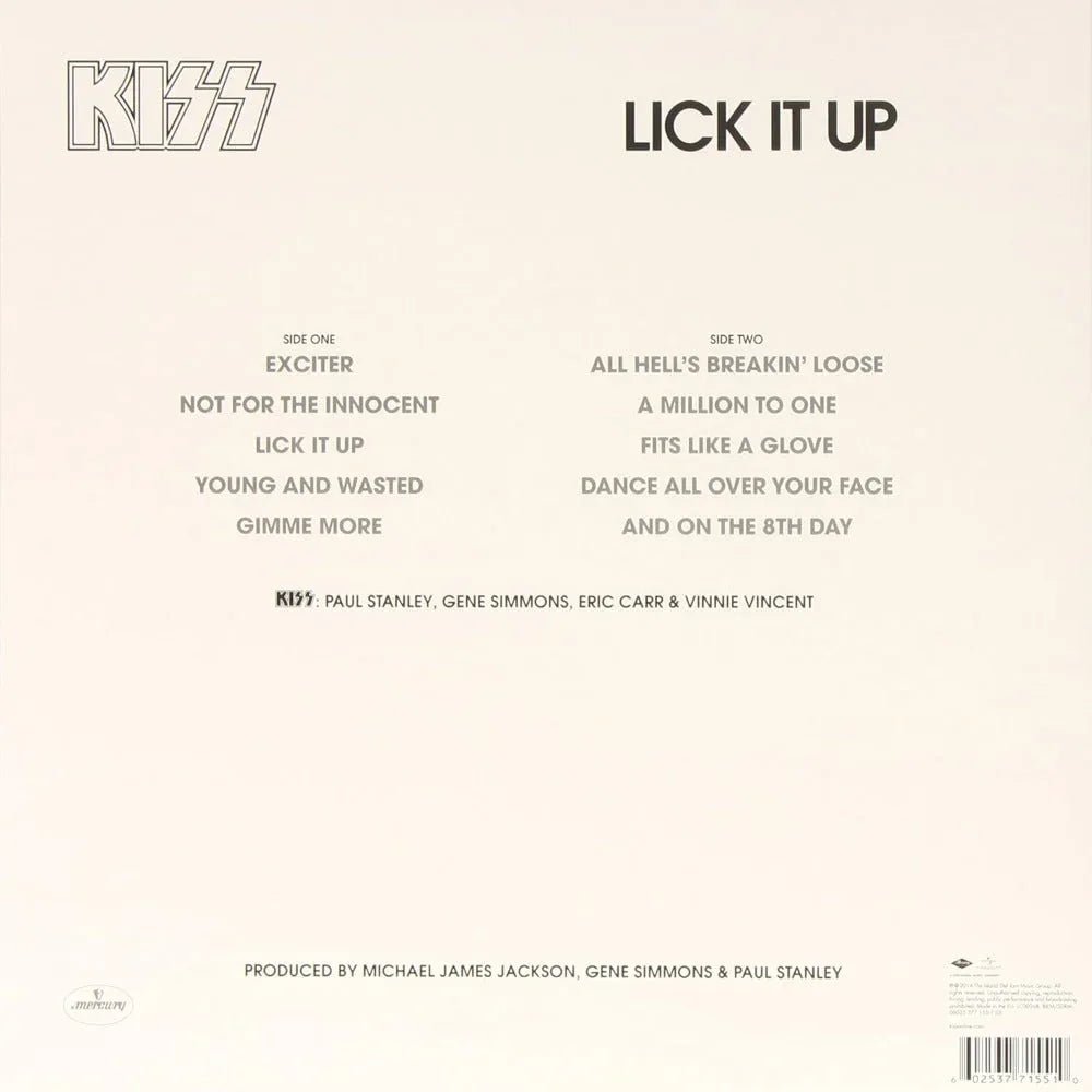 Kiss - Lick It Up (LP) - Joco Records