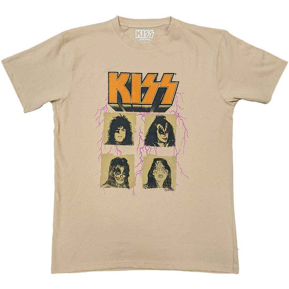 Kiss - Lightning Photo (T-Shirt) - Joco Records