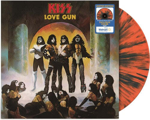 Kiss - Love Gun (Limited Edition, Tangerine/ Aqua Splatter Color Vinyl) - Joco Records