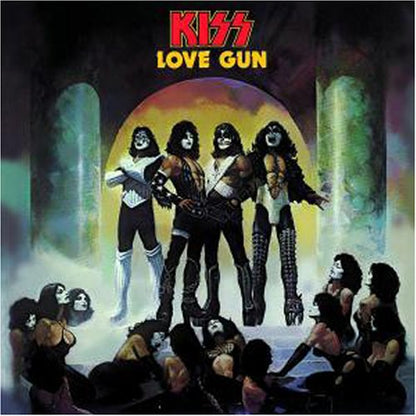 Kiss - Love Gun (Limited Edition, Tangerine/ Aqua Splatter Color Vinyl) - Joco Records