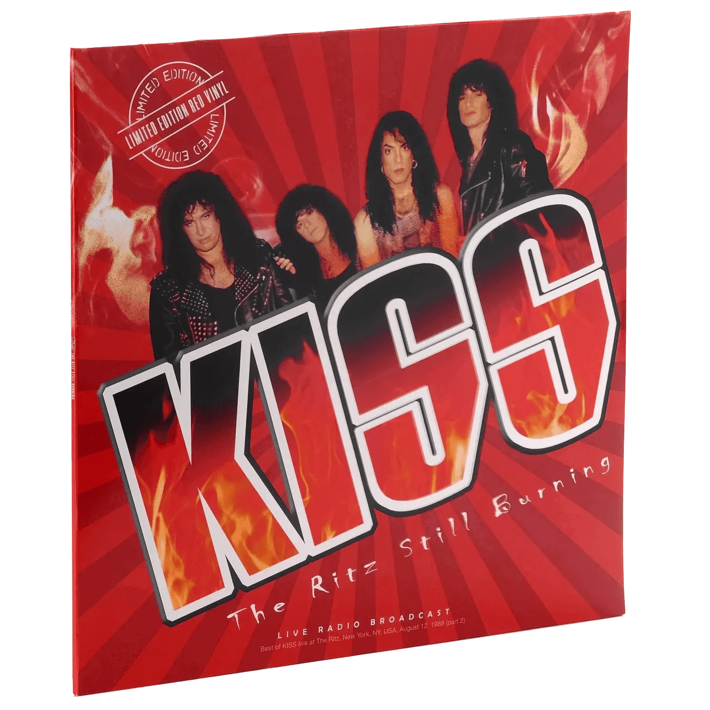 Kiss - The Ritz Still Burning (Limited Edition Broadcast Import, Red Vinyl) (LP) - Joco Records