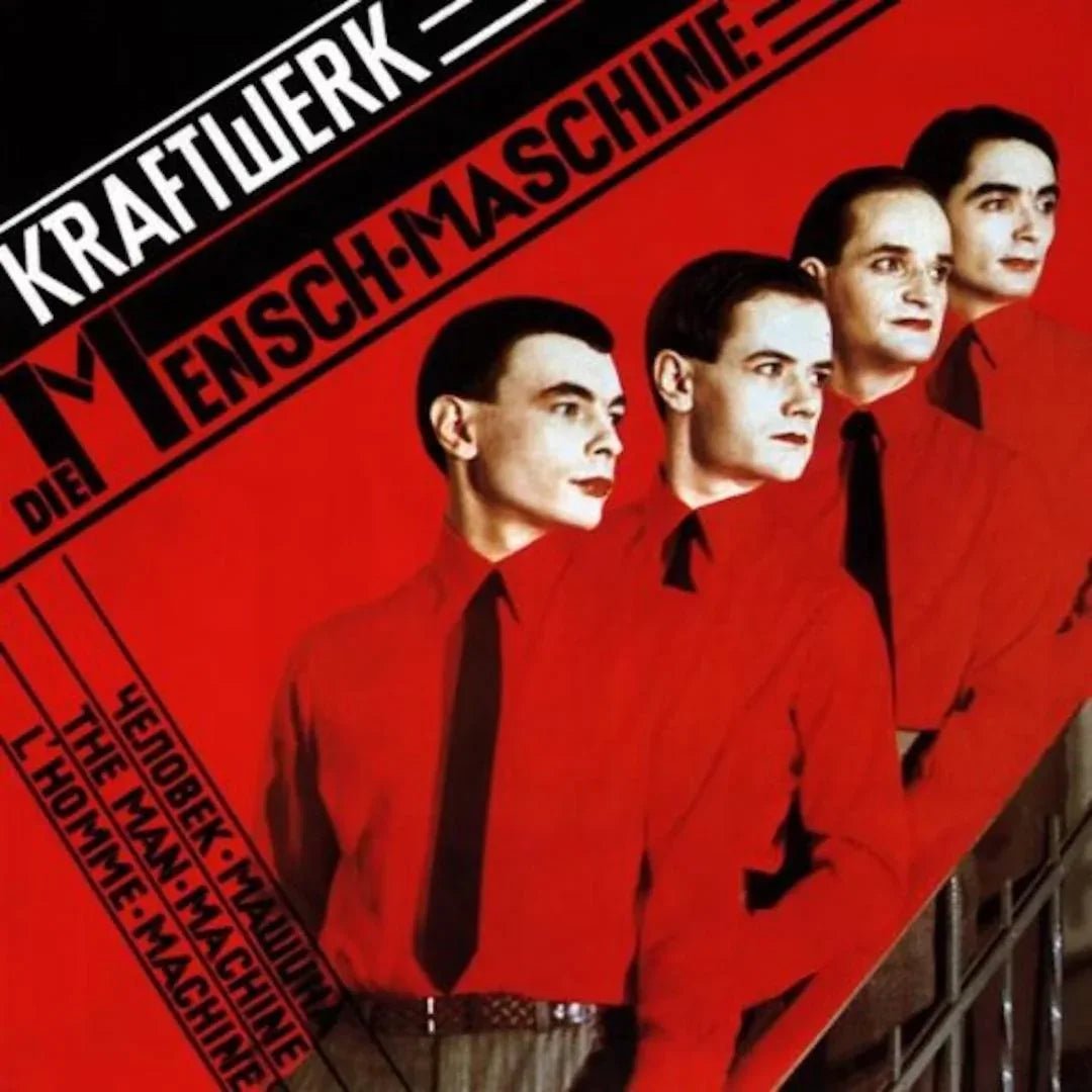 Kraftwerk - Die Mensch-Maschine (German Version) (Transparent Red Vinyl, Import) (LP) - Joco Records