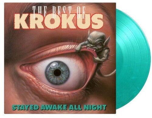 Krokus - Stayed Awake All Night: The Best Of Krokus (Limited Edition Import, 180 Gram, Green & White Marble Vinyl) (LP) - Joco Records
