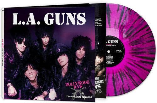 L.A. Guns - Hollywood Raw: The Original Sessions (Purple & Black Splatter Vinyl) (LP) - Joco Records