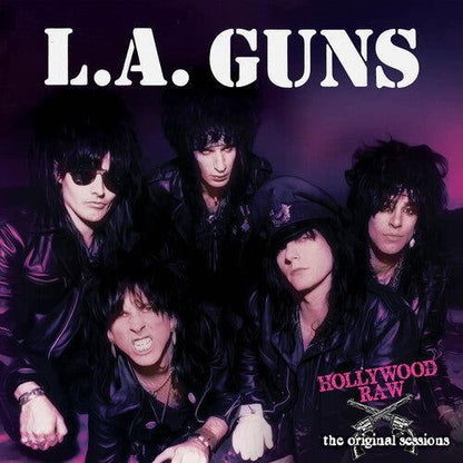 L.A. Guns - Hollywood Raw: The Original Sessions (Purple & Black Splatter Vinyl) (LP) - Joco Records