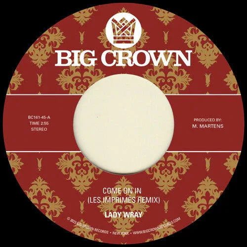 Lady Wray - Come On In (Les Imprimes Remix) / Under The Sun (Surprise Chef Remix) (7" Vinyl) - Joco Records
