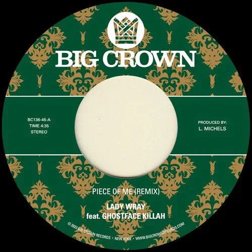 Lady Wray - Piece Of Me (feat. Ghostface Killah) b/w Joy & Pain (Pete Rock Remix) (7-Inch Single) - Joco Records