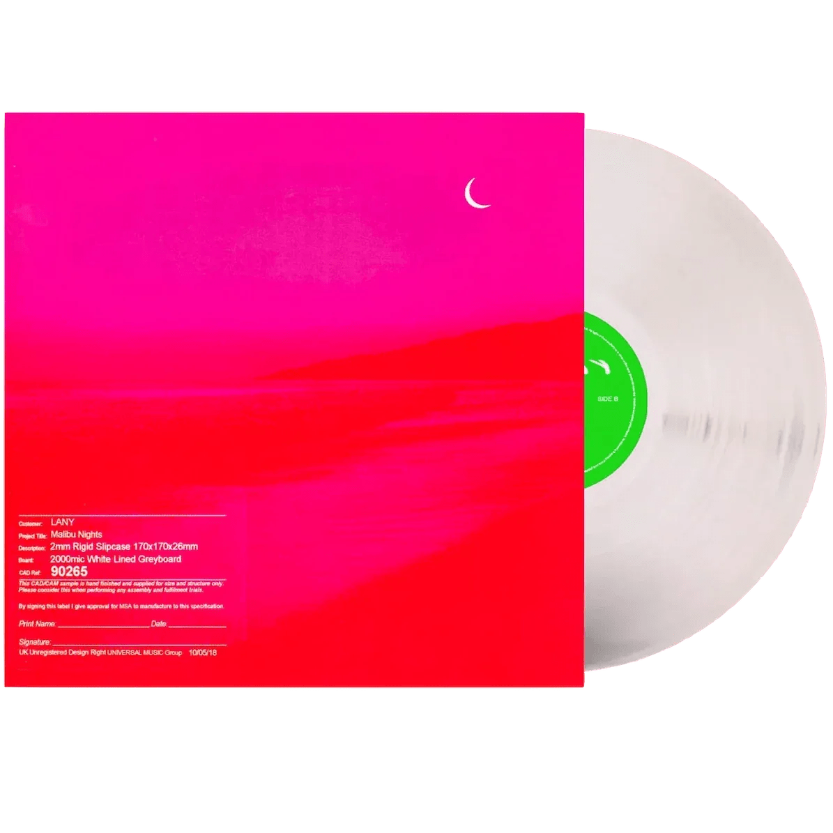 Lany - Malibu Nights (Limited Edition, Clear Vinyl) (LP) - Joco Records
