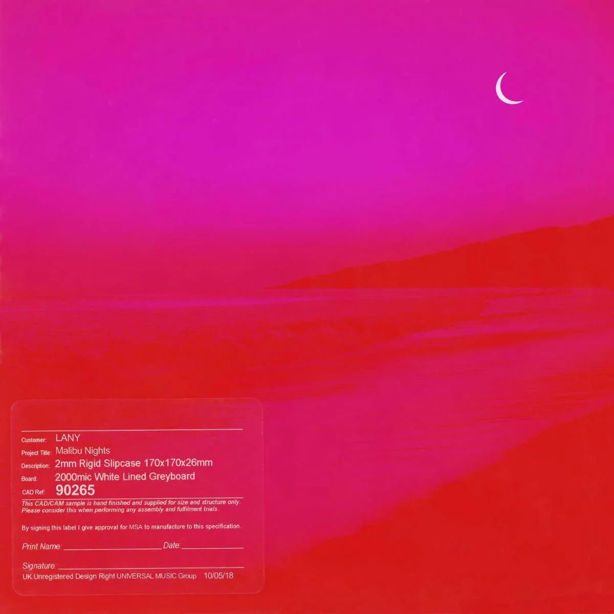 Lany - Malibu Nights (Limited Edition, Clear Vinyl) (LP) - Joco Records
