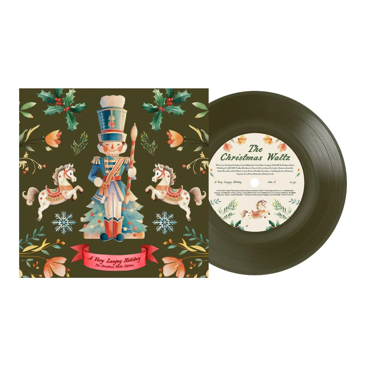 Laufey - Very Laufey Holiday: The Christmas Waltz Edition (Color Vinyl, Green) (7" Vinyl Single) - Joco Records