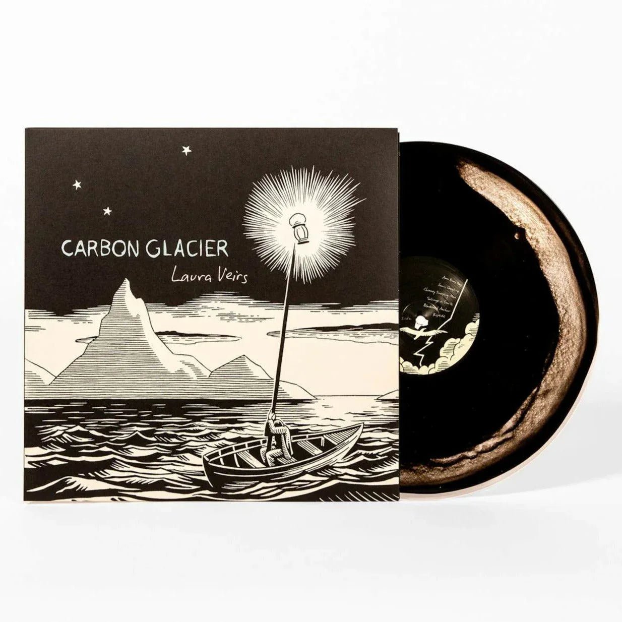 Laura Veirs - Carbon Glacier (Limited Edition, Clear & Black Vinyl) (LP) - Joco Records
