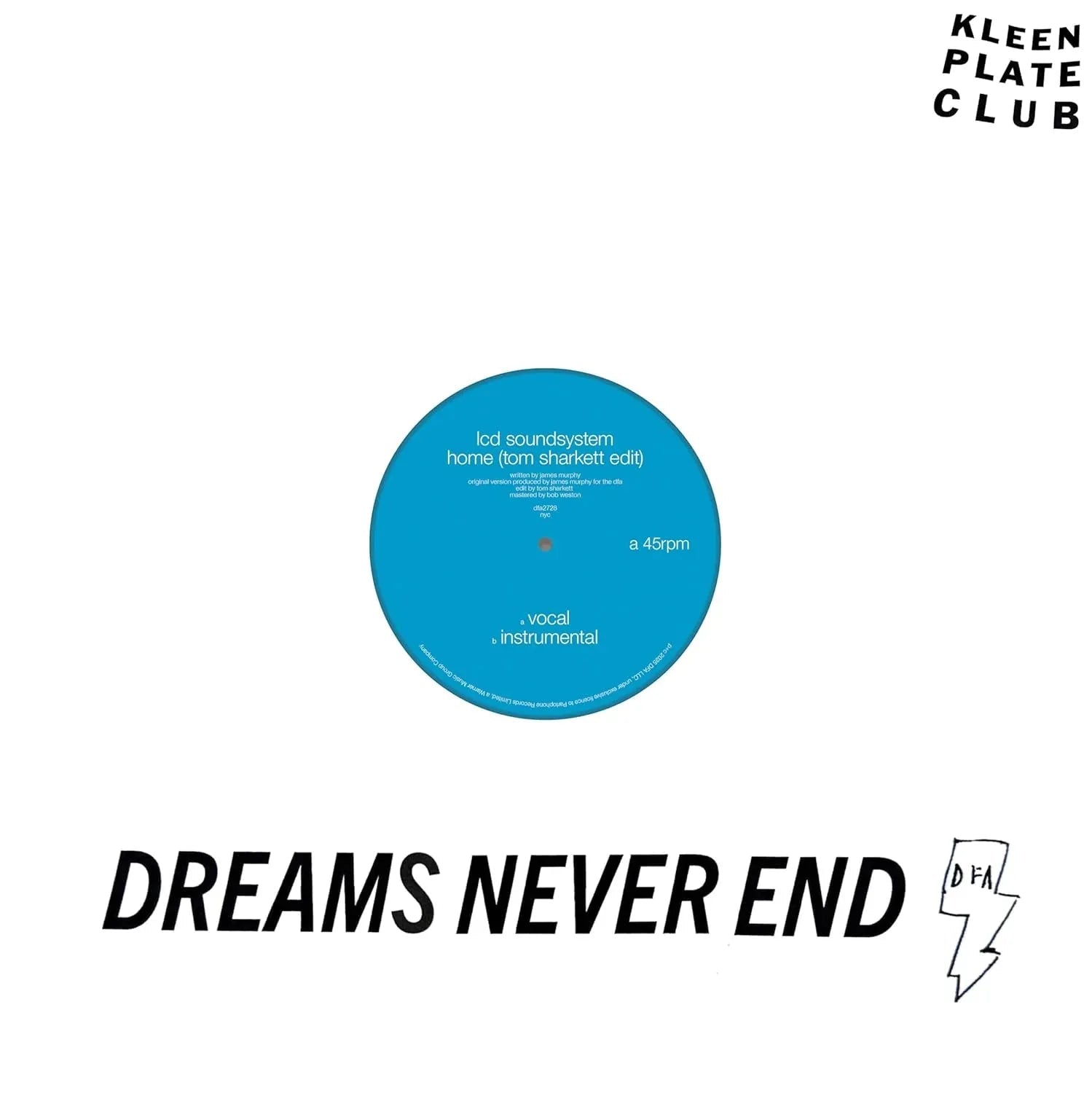 LCD Soundsystem - Home (Tom Sharkett Edit) (12" Single) (Import) - Joco Records