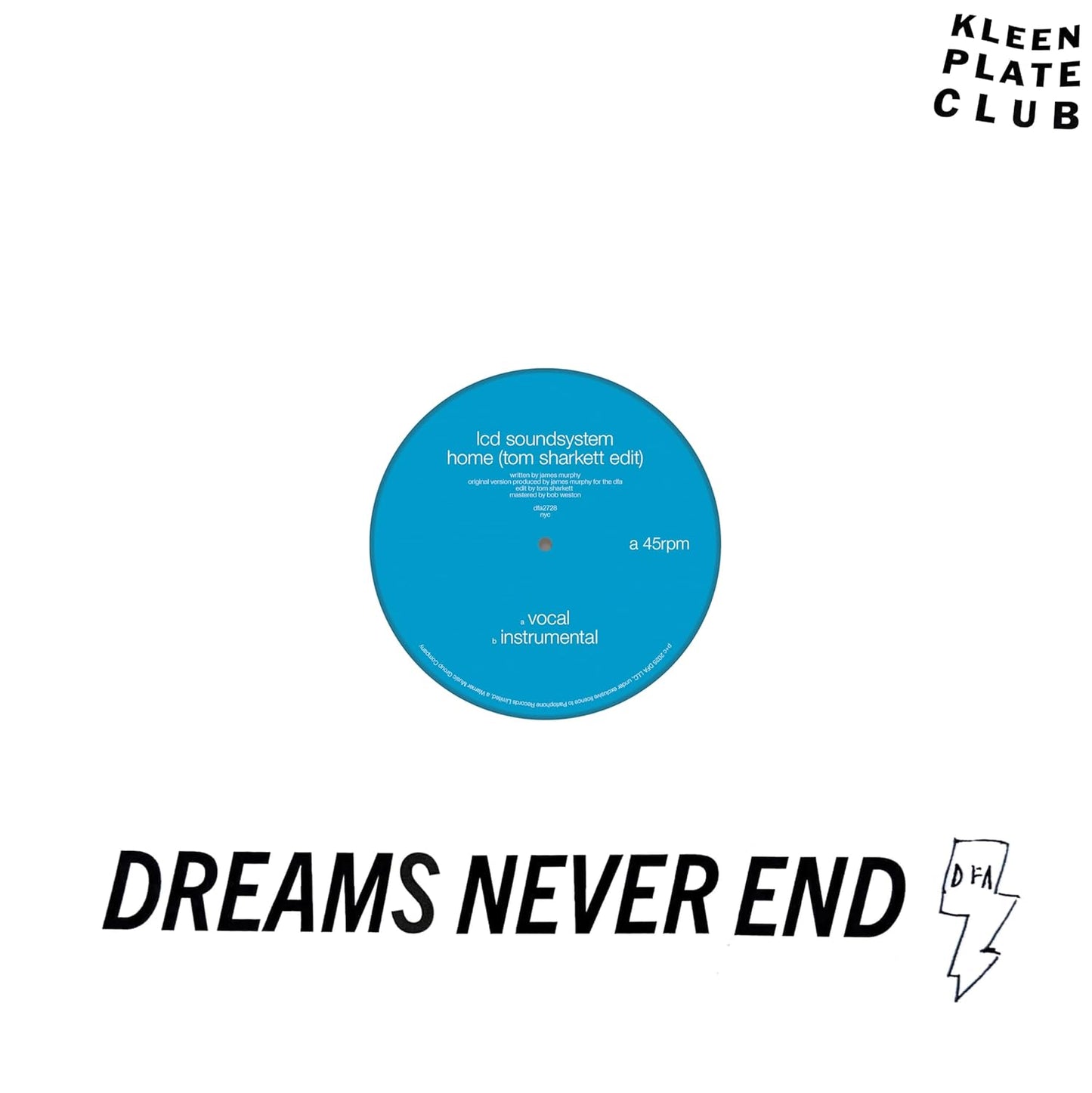 LCD Soundsystem - Home (Tom Sharkett Edit) (12" Single) (Import)