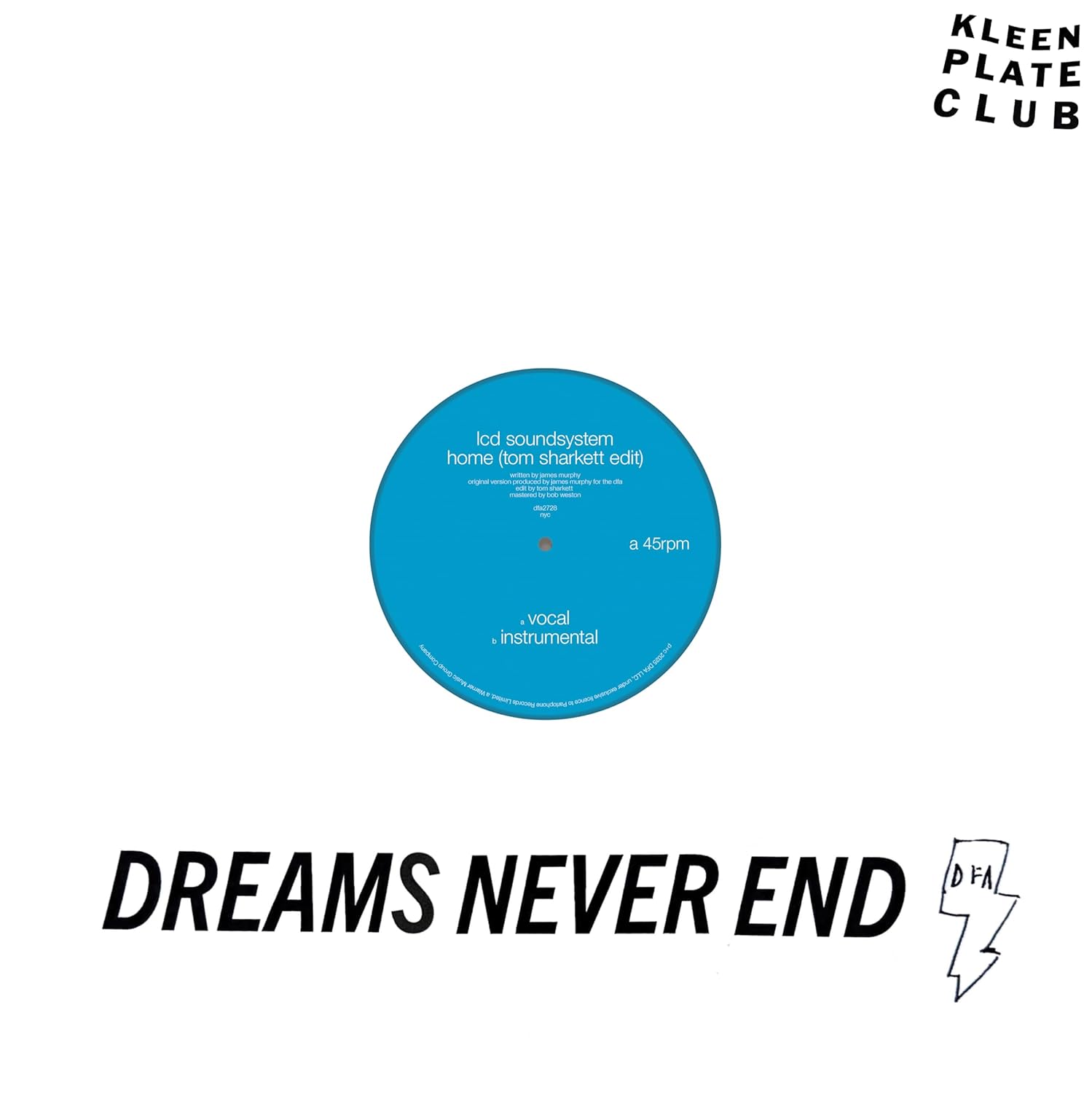 LCD Soundsystem - Home (Tom Sharkett Edit) (12" Single) (Import)