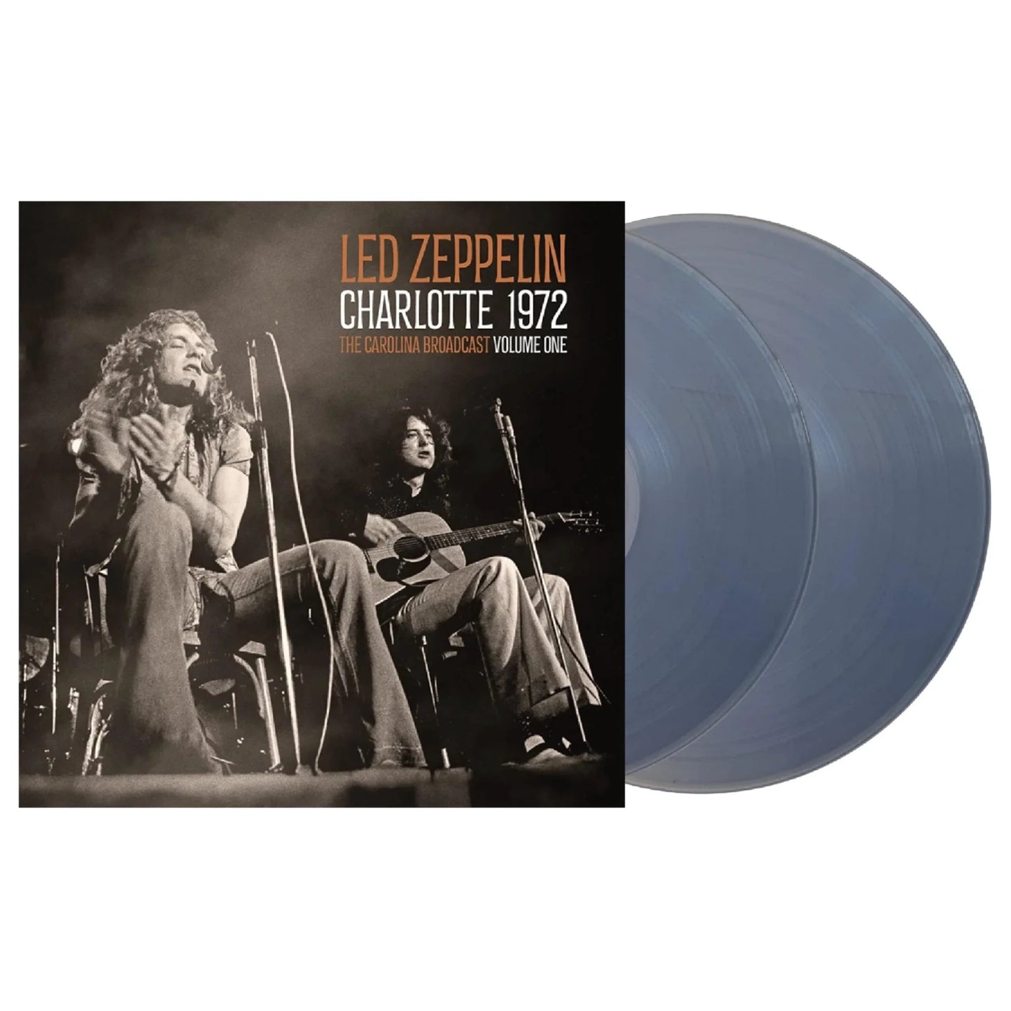 Led Zeppelin - Charlotte 1972 Vol. 1 (Broadcast Import, Clear Vinyl) (2 LP) - Joco Records