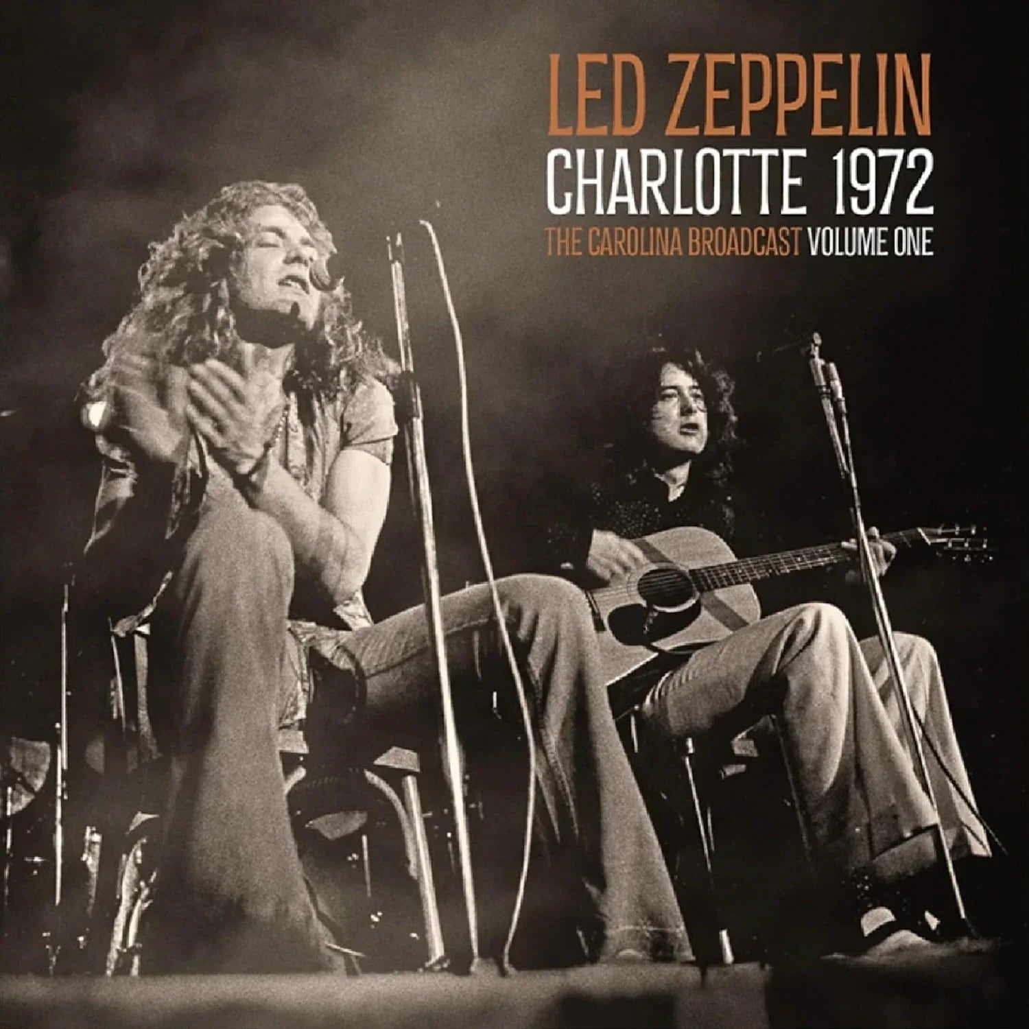 Led Zeppelin - Charlotte 1972 Vol. 1 (Broadcast Import, Clear Vinyl) (2 LP) - Joco Records