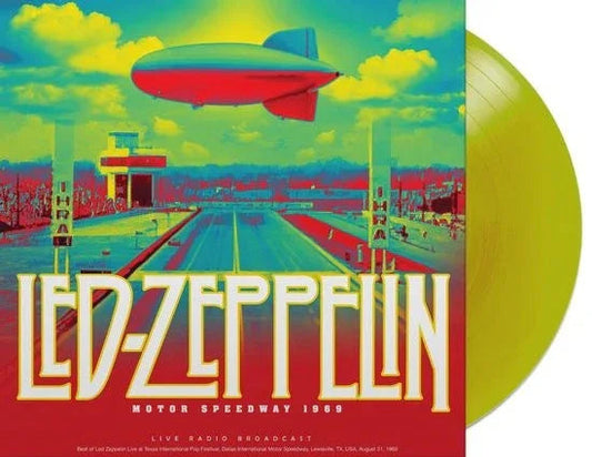 Led Zeppelin - Motor Speedway 1969 (Broadcast Import, Limited Edition, Lime Vinyl) (LP) - Joco Records