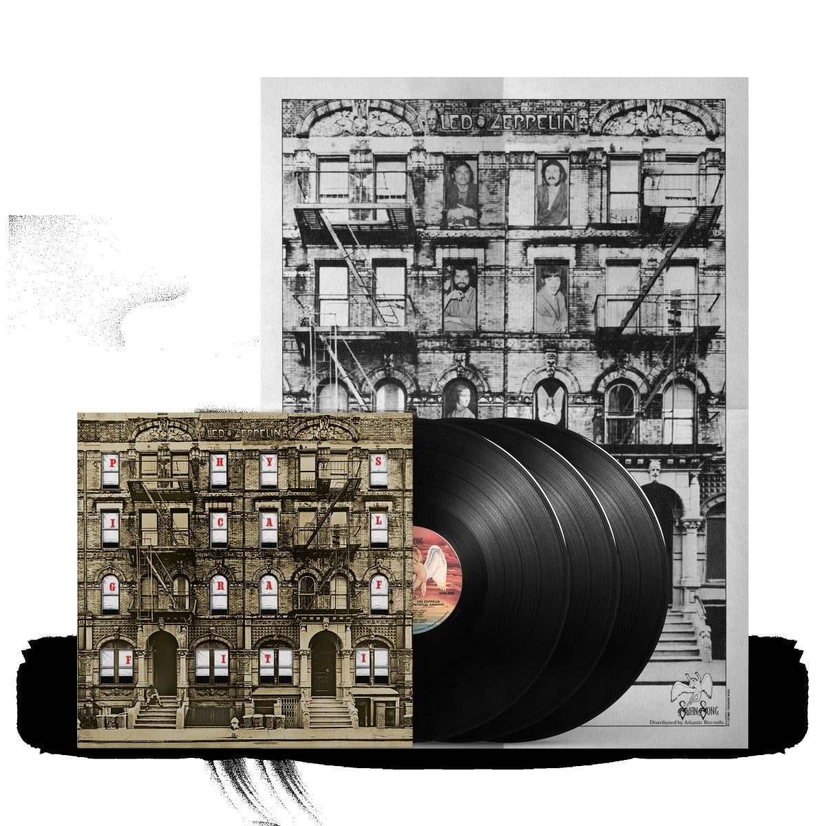 Led Zeppelin - Physical Graffiti (50th Anniversary Deluxe Edition) 3 LP Vinyl (Remastered + Poster)