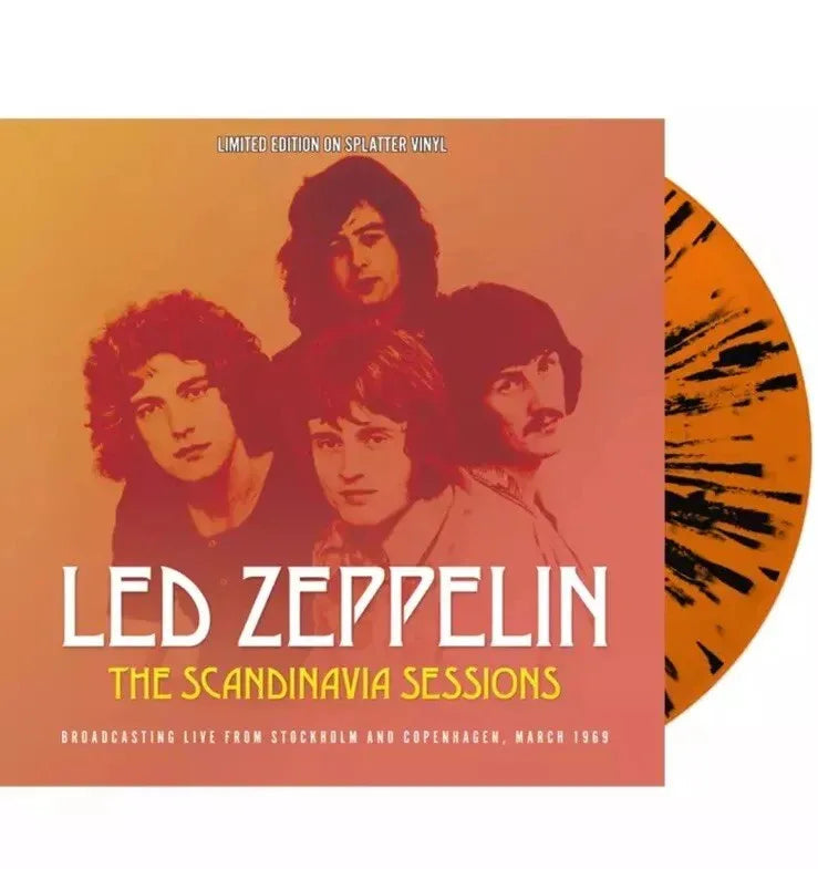 Led Zeppelin - The Scandinavia Sessions (Broadcast Import, Splatter Vinyl) (LP) - Joco Records