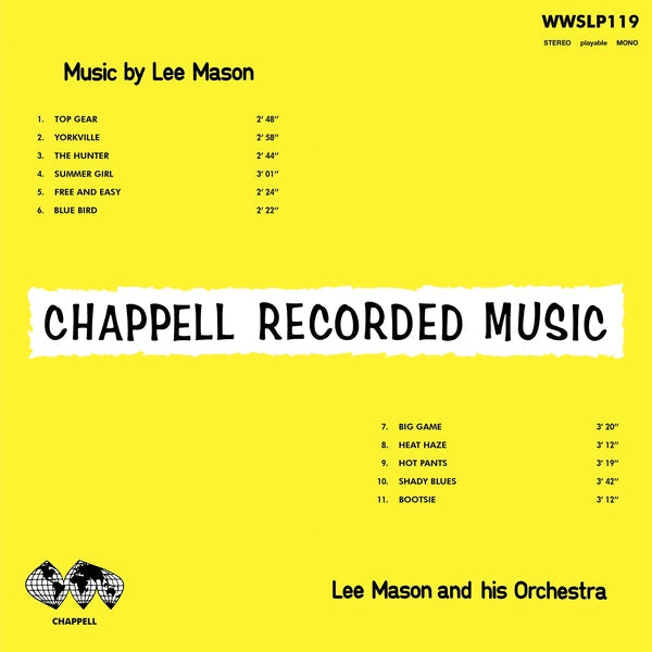 Lee Mason - Music By Lee Mason (1971) (LP)