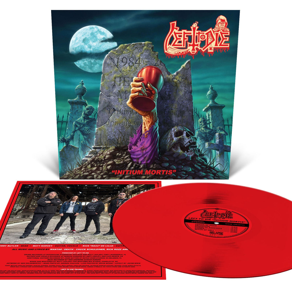 Left To Die - Initium Mortis (Red Vinyl)