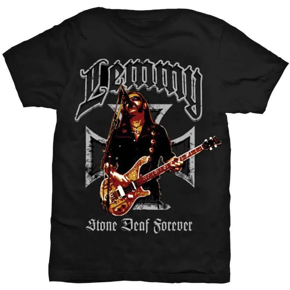 Lemmy - Iron Cross Stone Deaf Forever (T-Shirt) - Joco Records