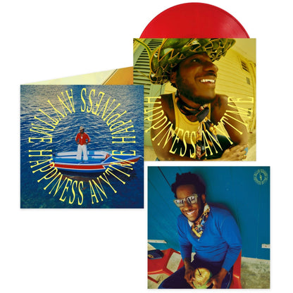 Leon Bridges - Happiness Anytime (Indie Exclusive, Campari Red Vinyl) (LP) - Joco Records