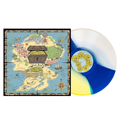 Less Than Jake - Uncharted (Indie Exclusive, Easter Tri-Stripe Vinyl) (LP) - Joco Records