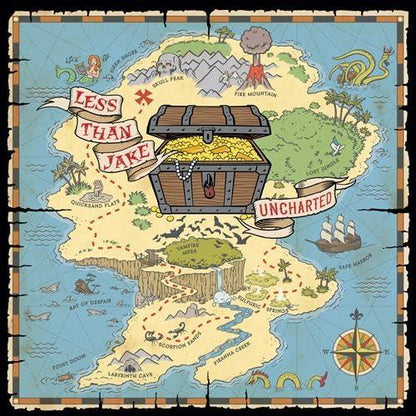 Less Than Jake - Uncharted (Indie Exclusive, Easter Tri-Stripe Vinyl) (LP) - Joco Records