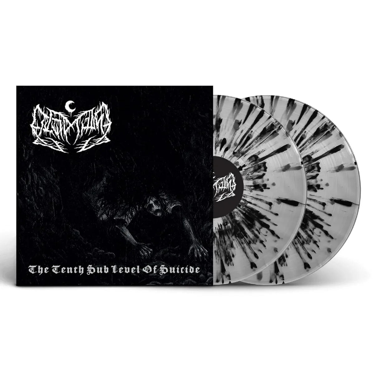 Leviathan - The Tenth Sub Level of Suicide (Limited Deluxe Edition, Gray Splatter Vinyl) (2 LP) - Joco Records