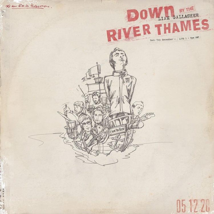 Liam Gallagher - Down By The River Thames (2 LP Orange Vinyl) (2 LP) - Joco Records