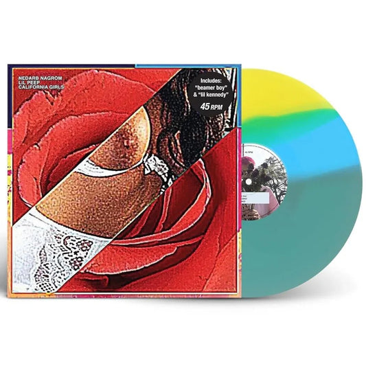 Lil Peep - California Girls (Limited Edition, Tri-Color, Blue, Sky Blue & Opaque Yellow Vinyl) (LP) - Joco Records