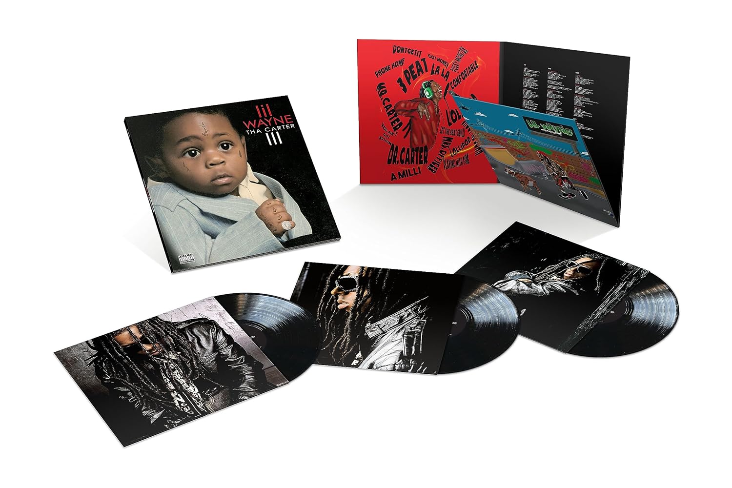 Lil Wayne - Carter III: 15th Anniversary Deluxe Edition (Import) (3 LP) - Joco Records