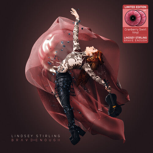 Lindsey Stirling - Brave Enough- Cranberry Swirl (Vinyl) - Joco Records