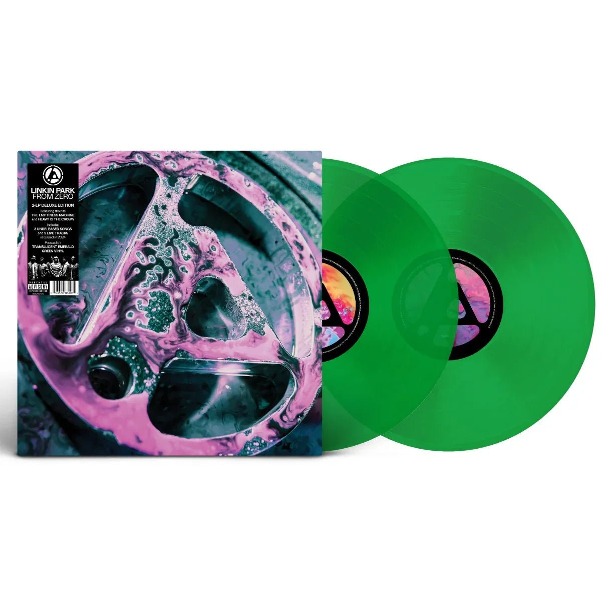 Linkin Park - From Zero (Deluxe Limited Edition) (Translucent Green Vinyl) (2 LP) - Joco Records