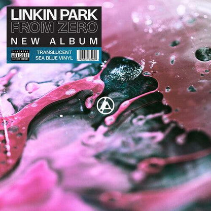 Linkin Park - From Zero (Explicit Content) (Translucent Sea Blue Vinyl) - Joco Records