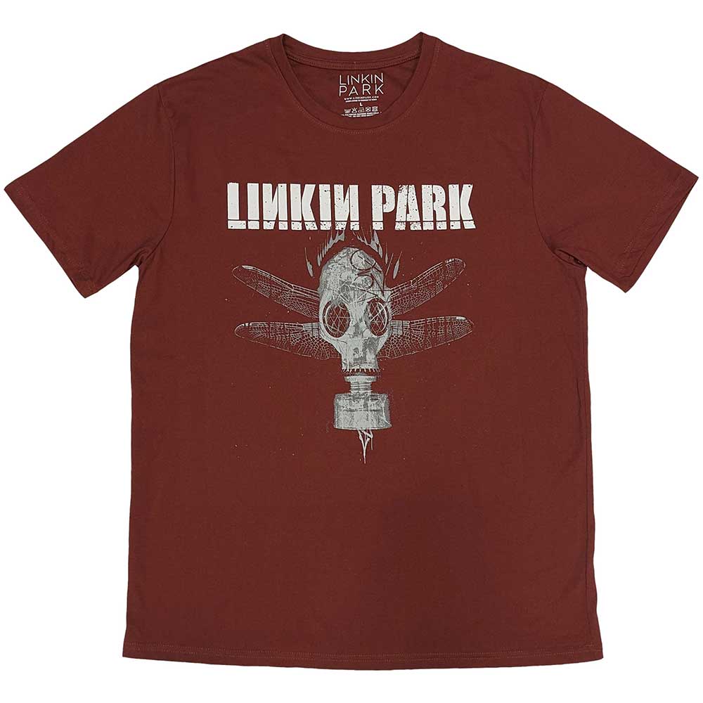Linkin Park - Gas Mask & Band Logo (T-Shirt) - Joco Records