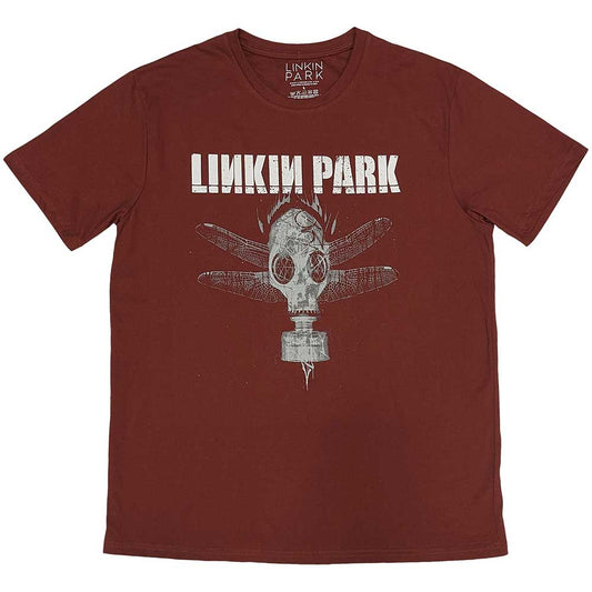 Linkin Park - Gas Mask & Band Logo (T-Shirt) - Joco Records