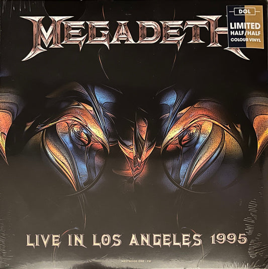 Megadeth - Live In Los Angeles 1995 (Limited Edition Import, Blue & Gold Split Vinyl) (LP)