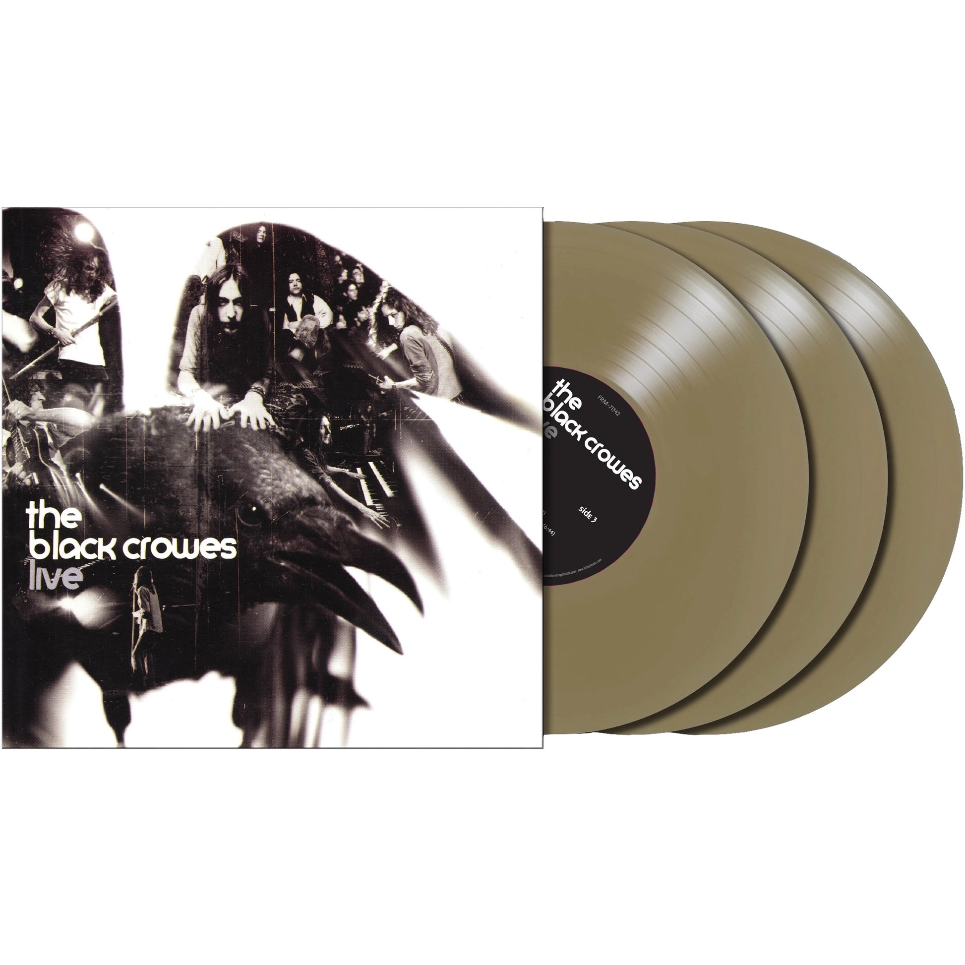 The Black Crowes - Live (Limited Edition, Gold Metallic Vinyl) (3 LP)